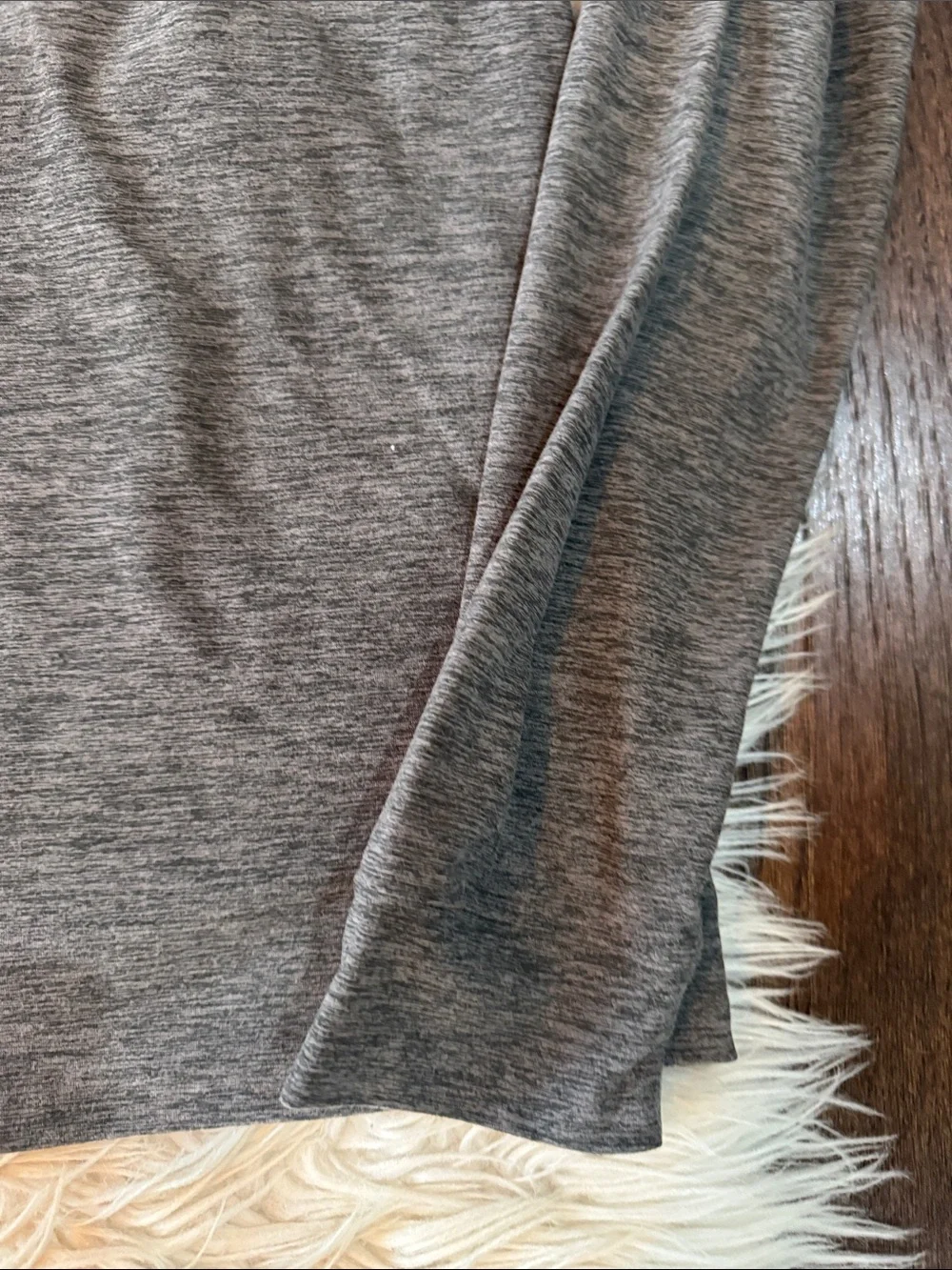 VRST Men's Heather Gray Quarter-Zip Performance Sweater